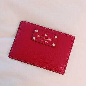 Pink Kate Spade Card Holder
